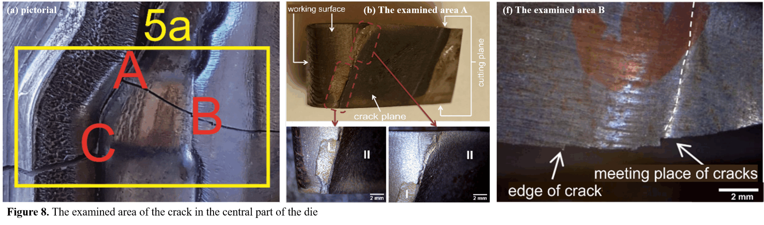 단조 금형 중앙부에서 발생한 Fatigue Crack 및 Delamination